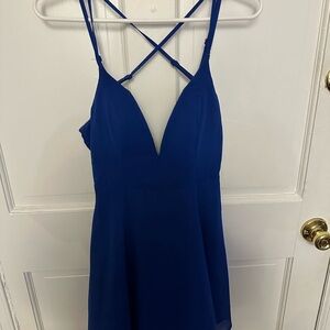 Charlotte Russe Blue Mini Dress